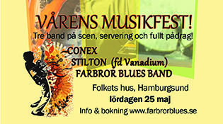 Affisch musik 25 maj